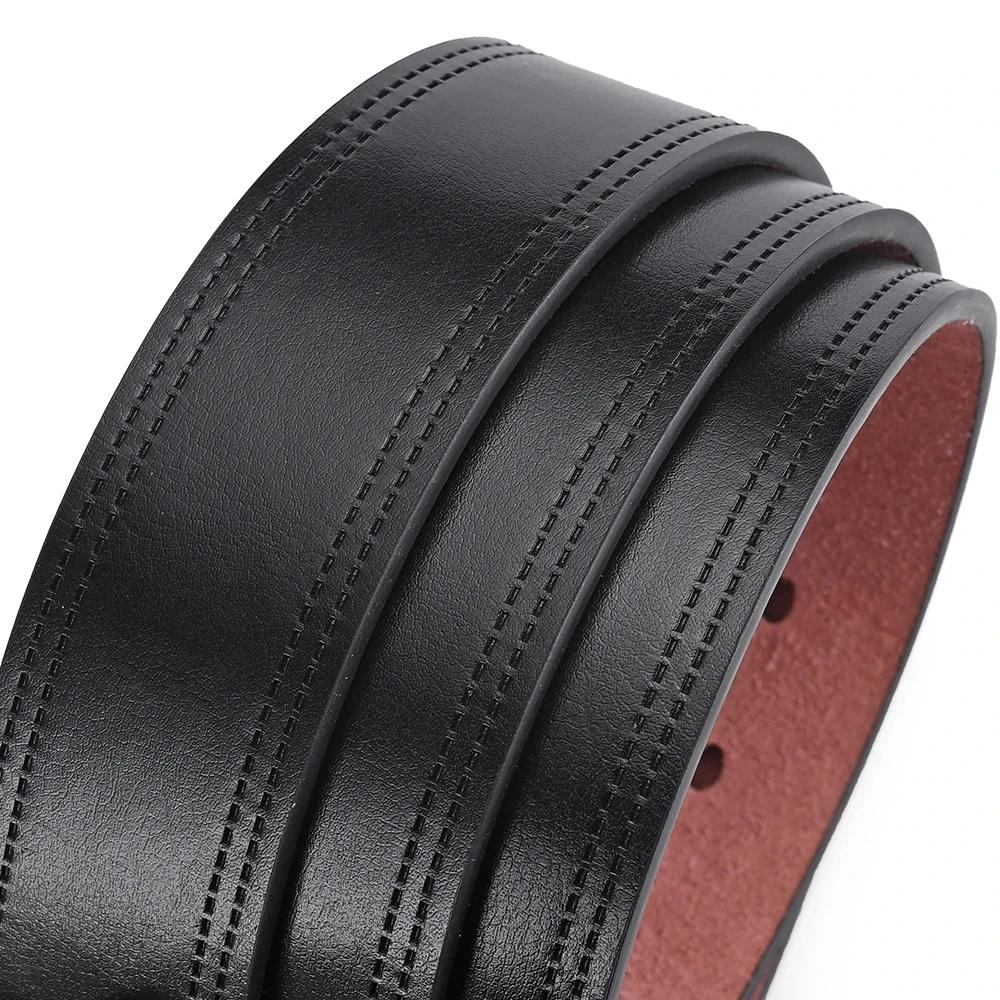 Cuir véritable pour hommes de haute qualité boucle jean peau de vache ceintures décontractées affair
