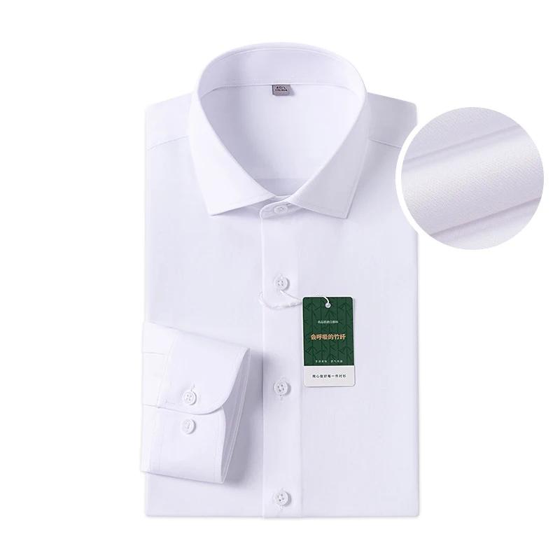 Windsor col manchette régulière robe chemise mode hommes à manches longues de luxe affaires chemises