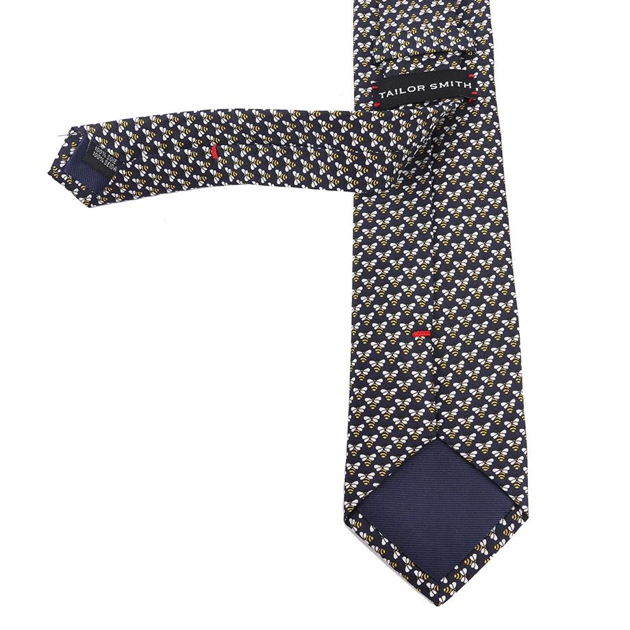 Tailleur Smith 7.5 cm cravates faites à la main motif d'impression animale cravate Satin soie cou cr