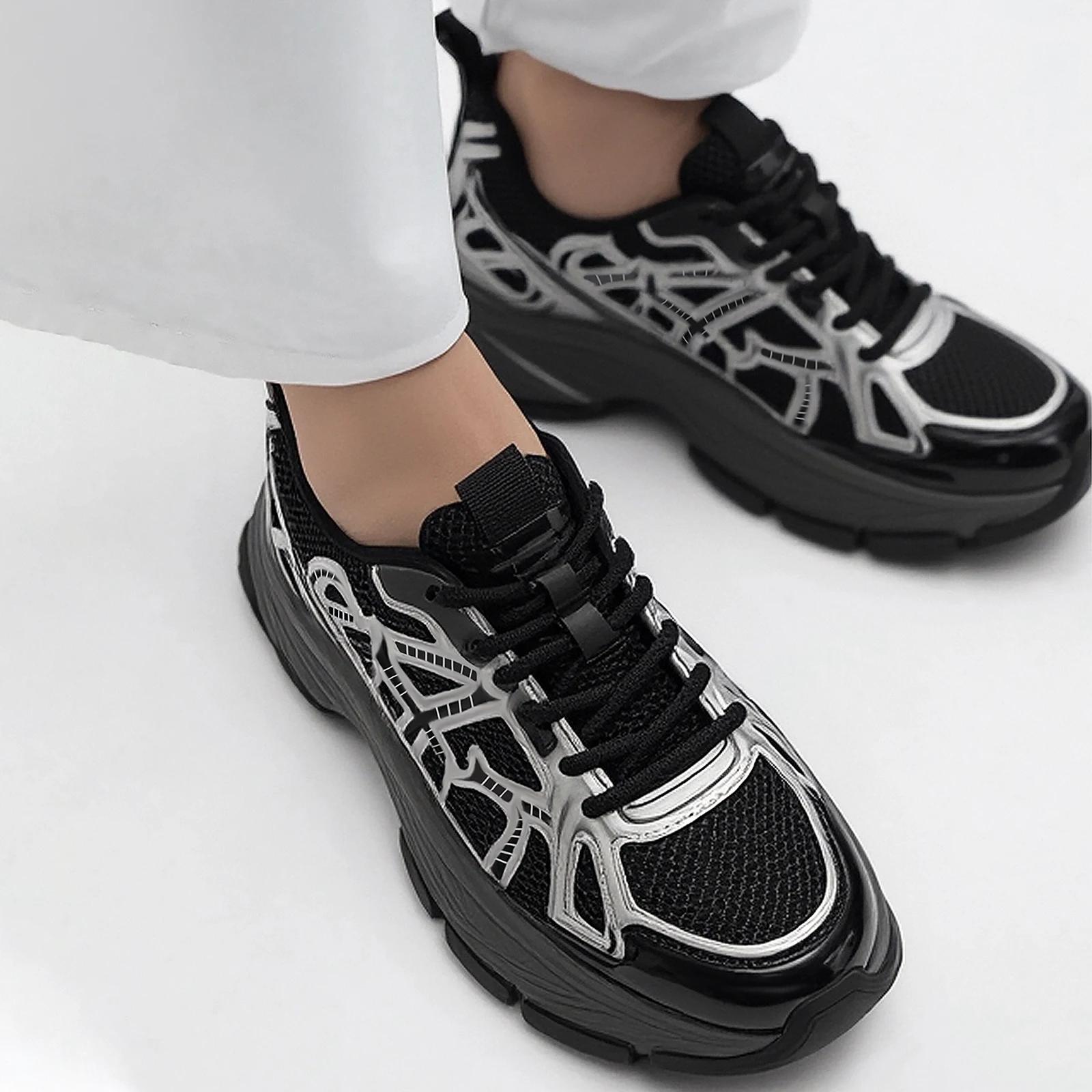 Chaussures décontractées pour hommes été nouvelles chaussures vulcanisées d'extérieur en maille resp