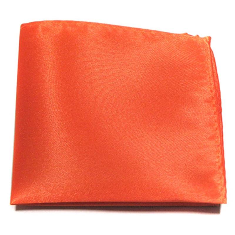 Mouchoir carré de poche pour hommes, serviette de poche, couleur unie, Satin de soie, costume d'affa