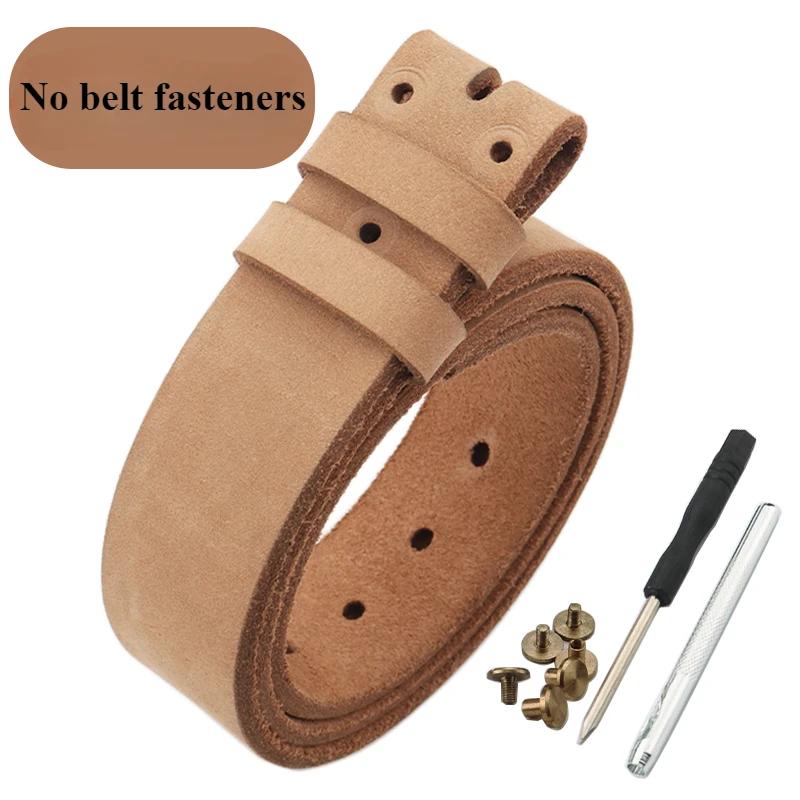 Ceinture en cuir pour hommes fabriquée en véritable peau de vache entière, ceinture à bord garni, pe