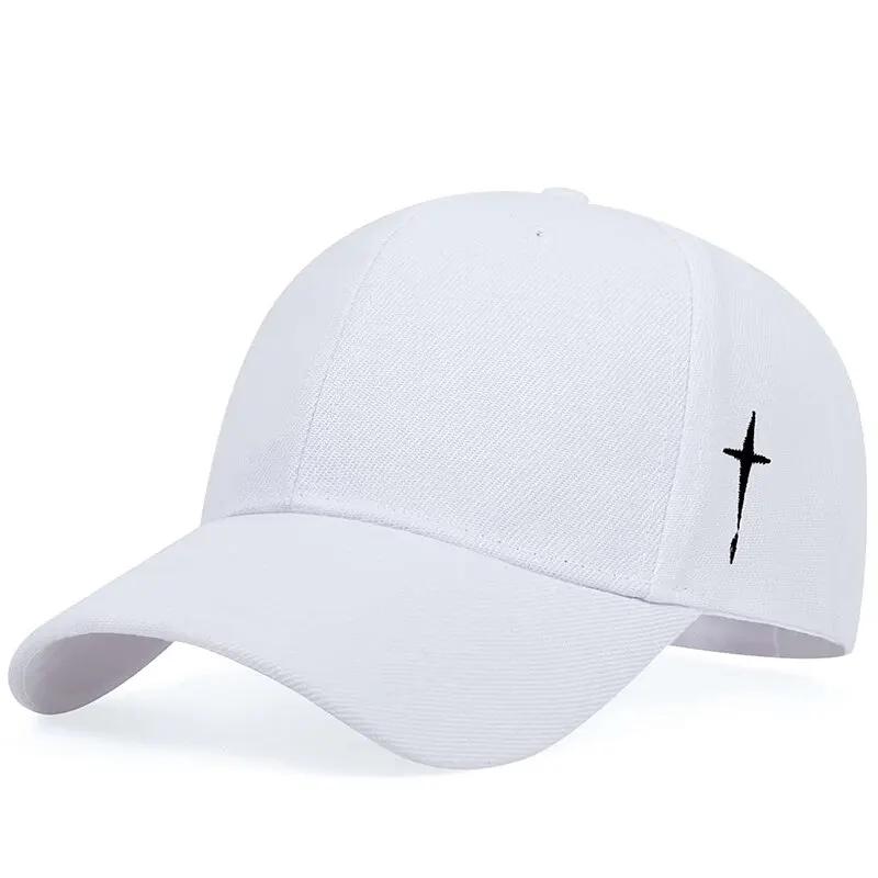 Casquettes de Baseball unisexes simples avec broderie de gouttes d'eau croisées, chapeau décontracté