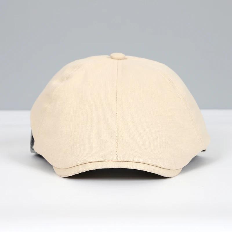 Casquettes en coton Peaky Blinders pour hommes, bérets de Style occidental britannique, casquette de