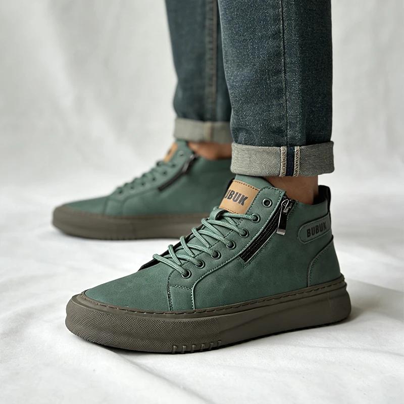 Bubuk chaussures pour hommes nouvelles chaussures décontractées pour hommes à la mode polyvalentes à