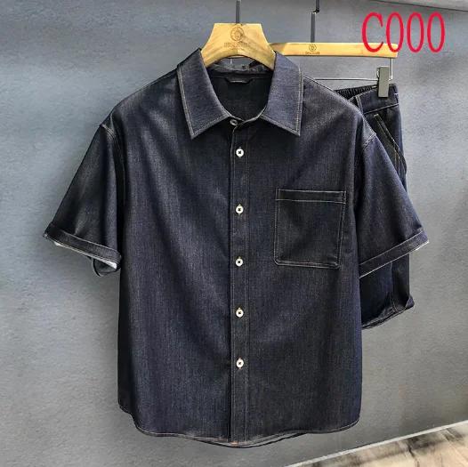 Costume décontracté fin pour hommes, nouveau costume en jean pour hommes, costume pour hommes C000