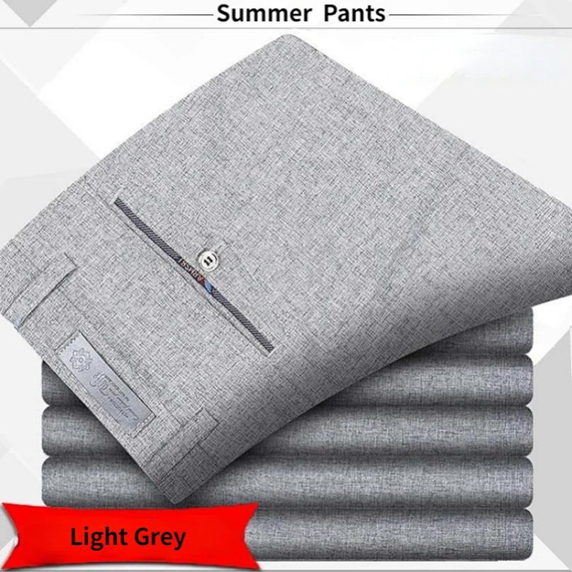 Pantalon de costume pour hommes de haute qualité classique été printemps pantalon taille haute autom