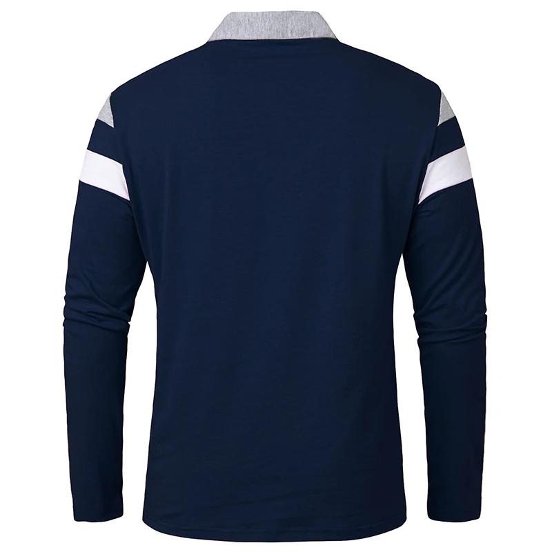 Chemise à manches longues pour hommes, décontractée, en coton, col Patchwork, pull rayé, Streetwear,