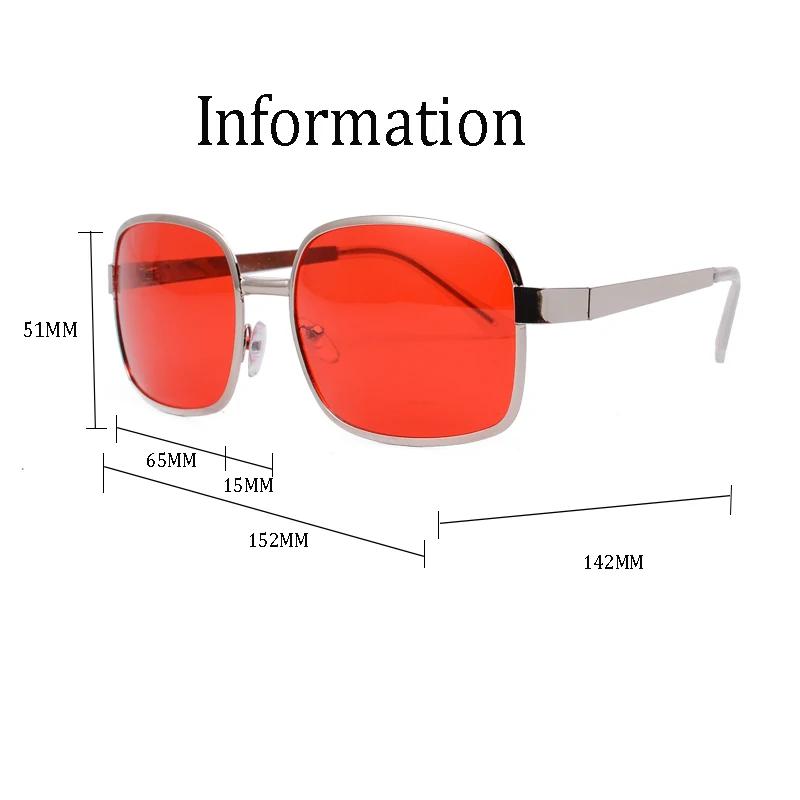 Project Mayhem-Lunettes de soleil avec boîte pour homme, verres rouges, NingClub, Tib, Durden, Olive