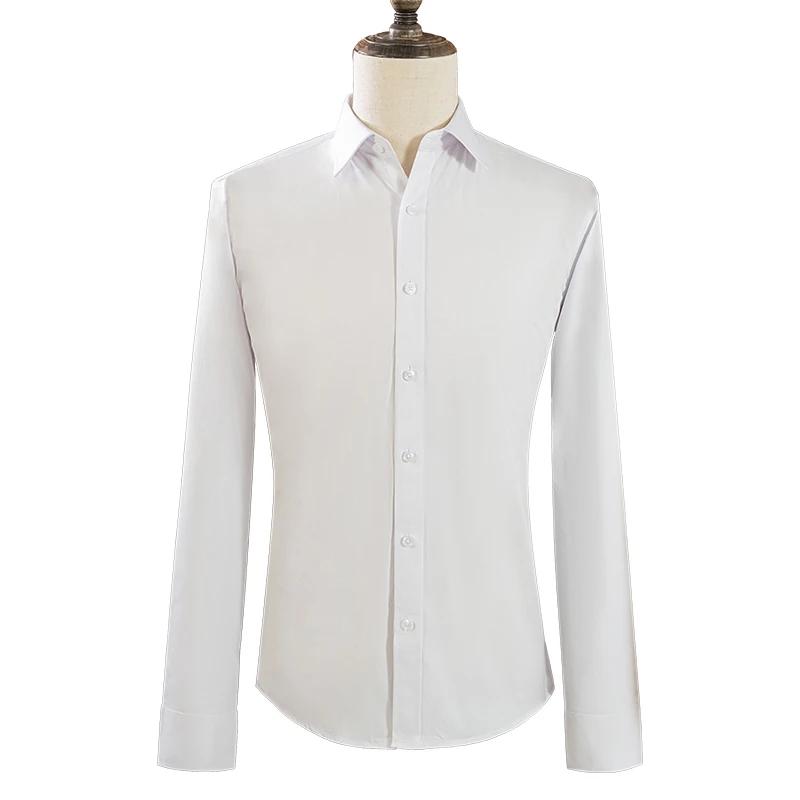 Chemises pour hommes chemises habillées à manches longues pour coupe ajustée Camisa chemisier d'affa
