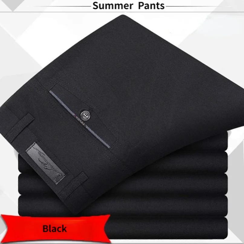 Pantalon de costume pour hommes de haute qualité classique été printemps pantalon taille haute autom