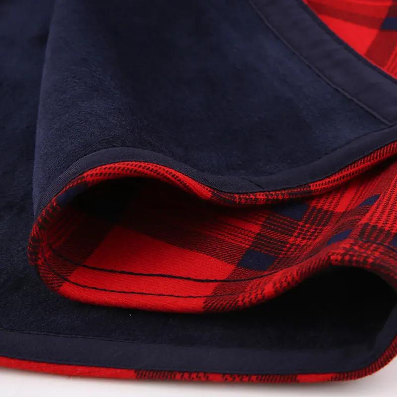 Chemise à manches longues pour hommes, taille américaine, automne hiver, chaud, polaire épaisse, pla