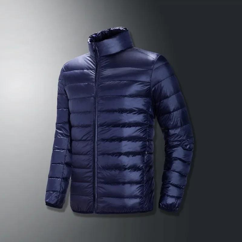 Automne et hiver ultra léger hommes doudoune d'oie blanche hommes à la mode décontracté portable lég