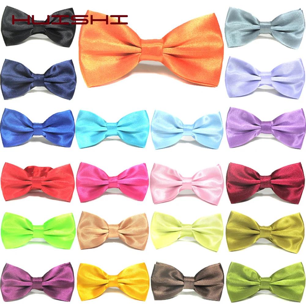 HUISUI 2024 nouveau costume 43 couleurs nœud papillon cadeau de mariage solide fête classique