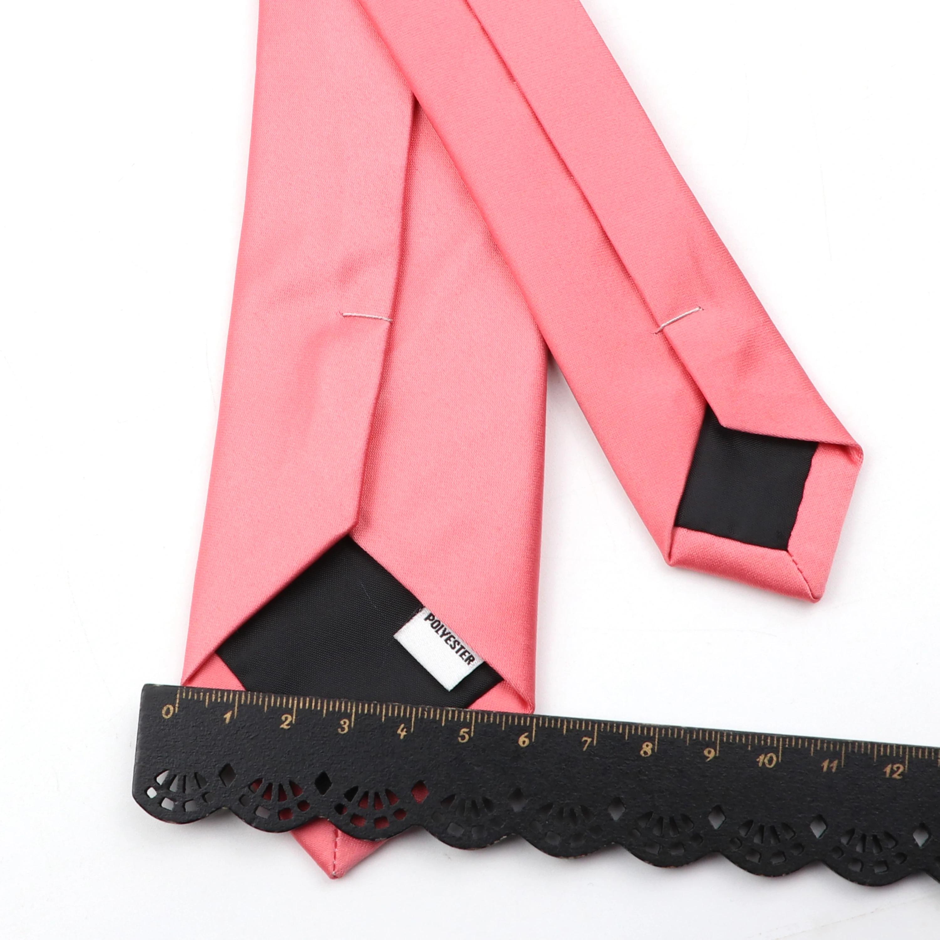 Ensemble de cravates de couleur unie pour hommes