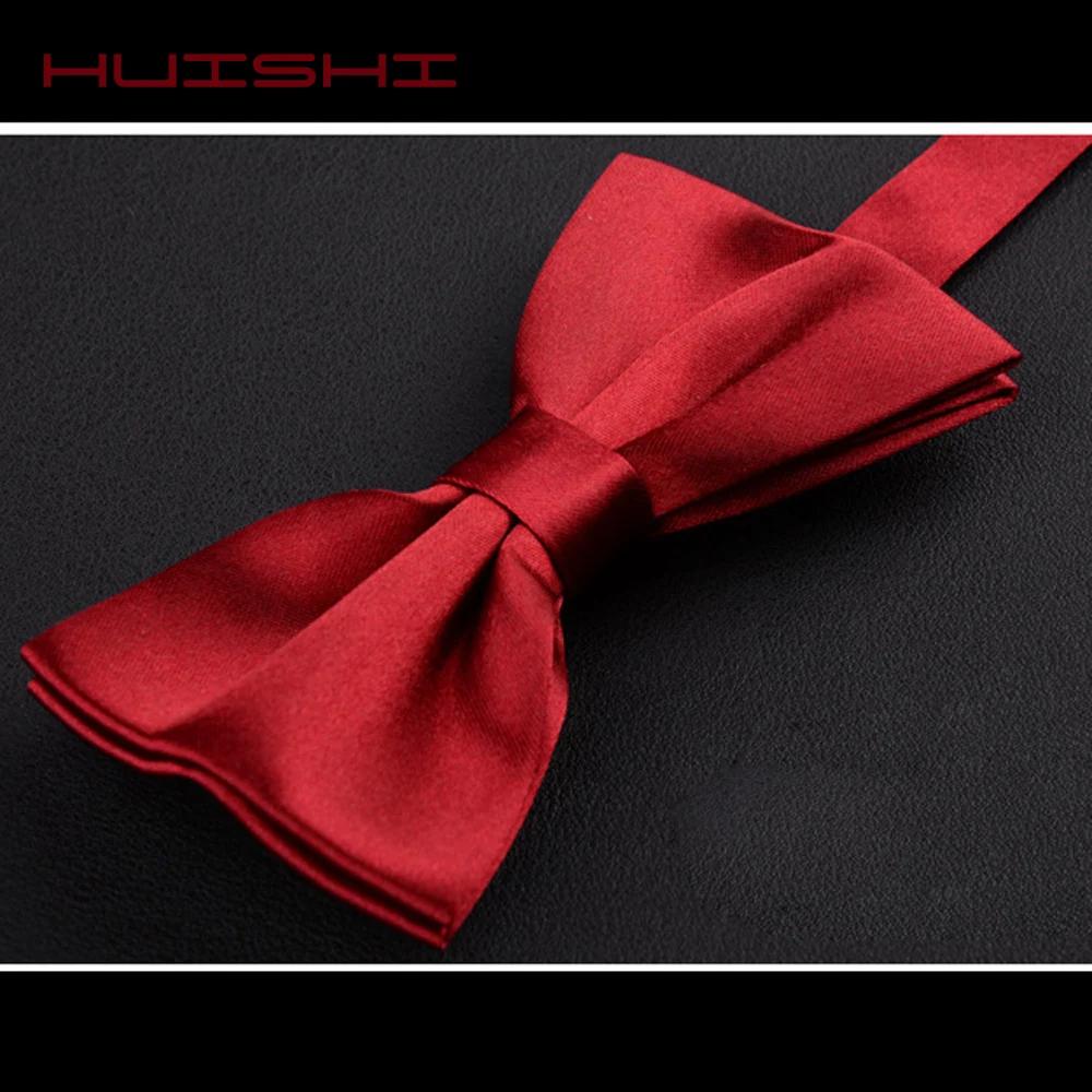HUISUI 2024 nouveau costume 43 couleurs nœud papillon cadeau de mariage solide fête classique