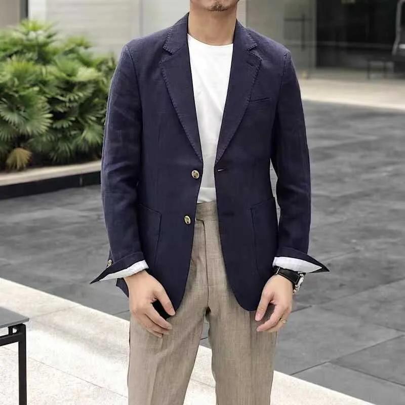 Blazer en lin pour hommes