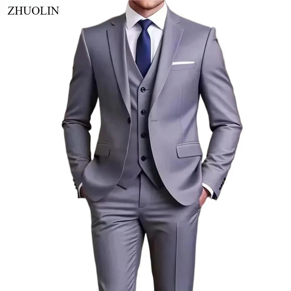 Ensemble de costume 3 pièces pour homme – Blazer