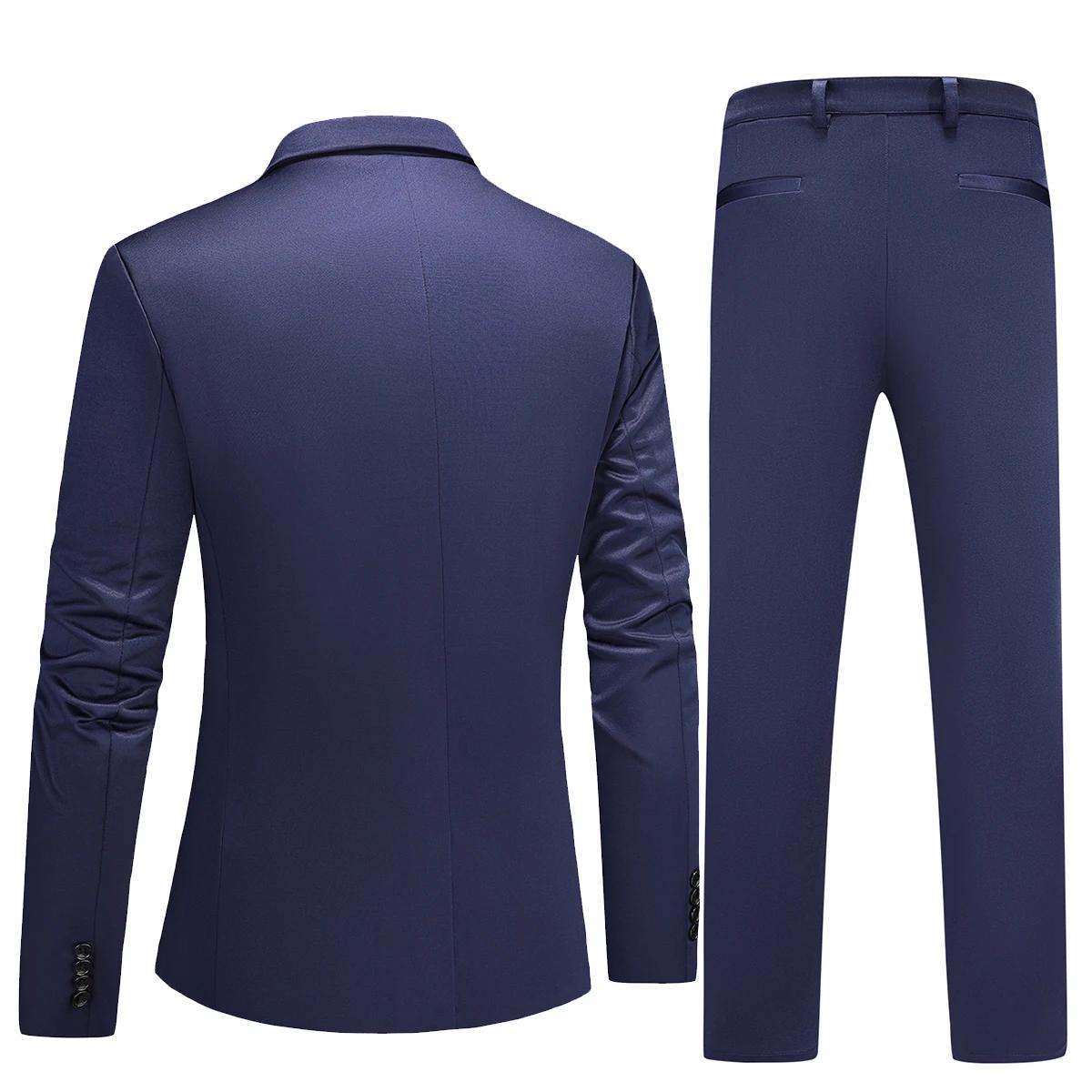 Ensembles de costumes élégants pour hommes - Ensemble de smoking ajusté pour mariages et occasions formelles - Costume de marié pour homme