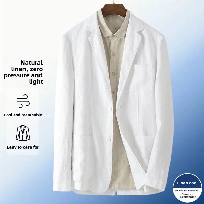 Blazer en lin anti-UV - Blazer respirant et confortable pour homme
