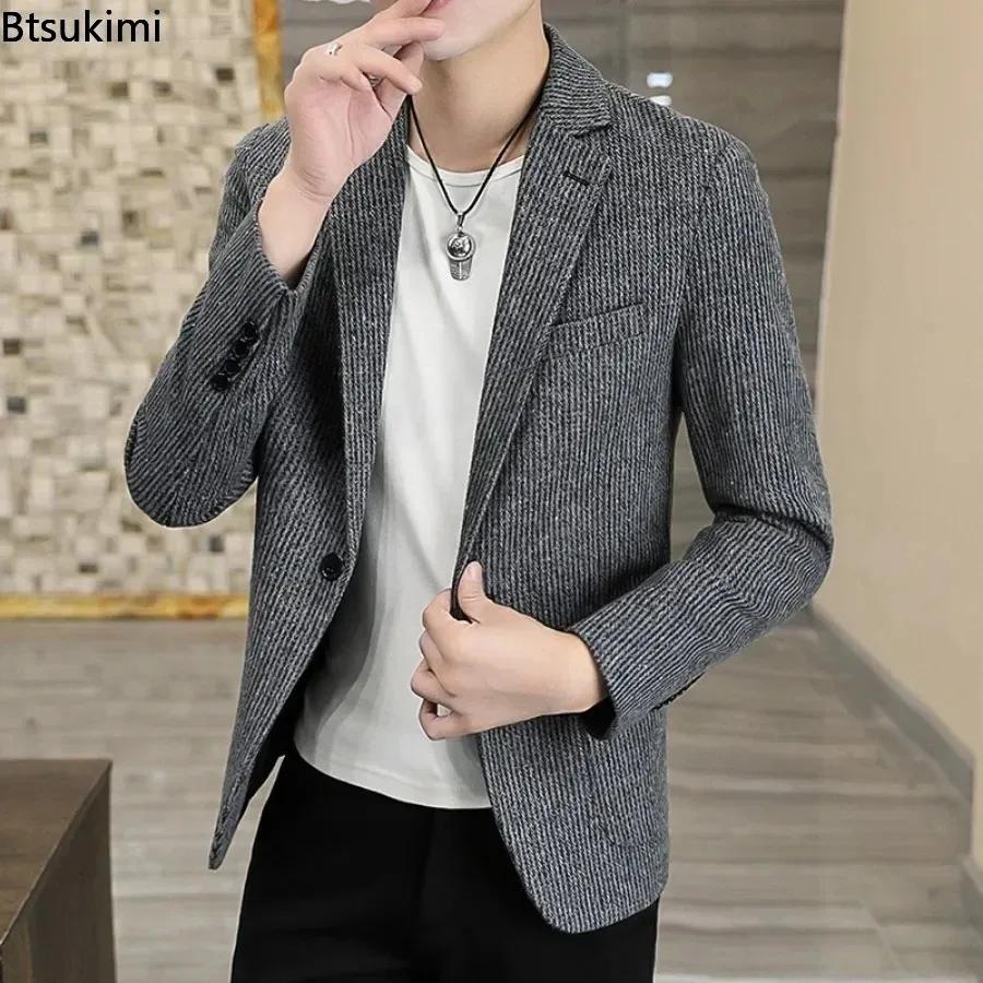 Blazer Homme Style Coréen 2026 de Haute Qualité – Nouvelle Collection Tendance