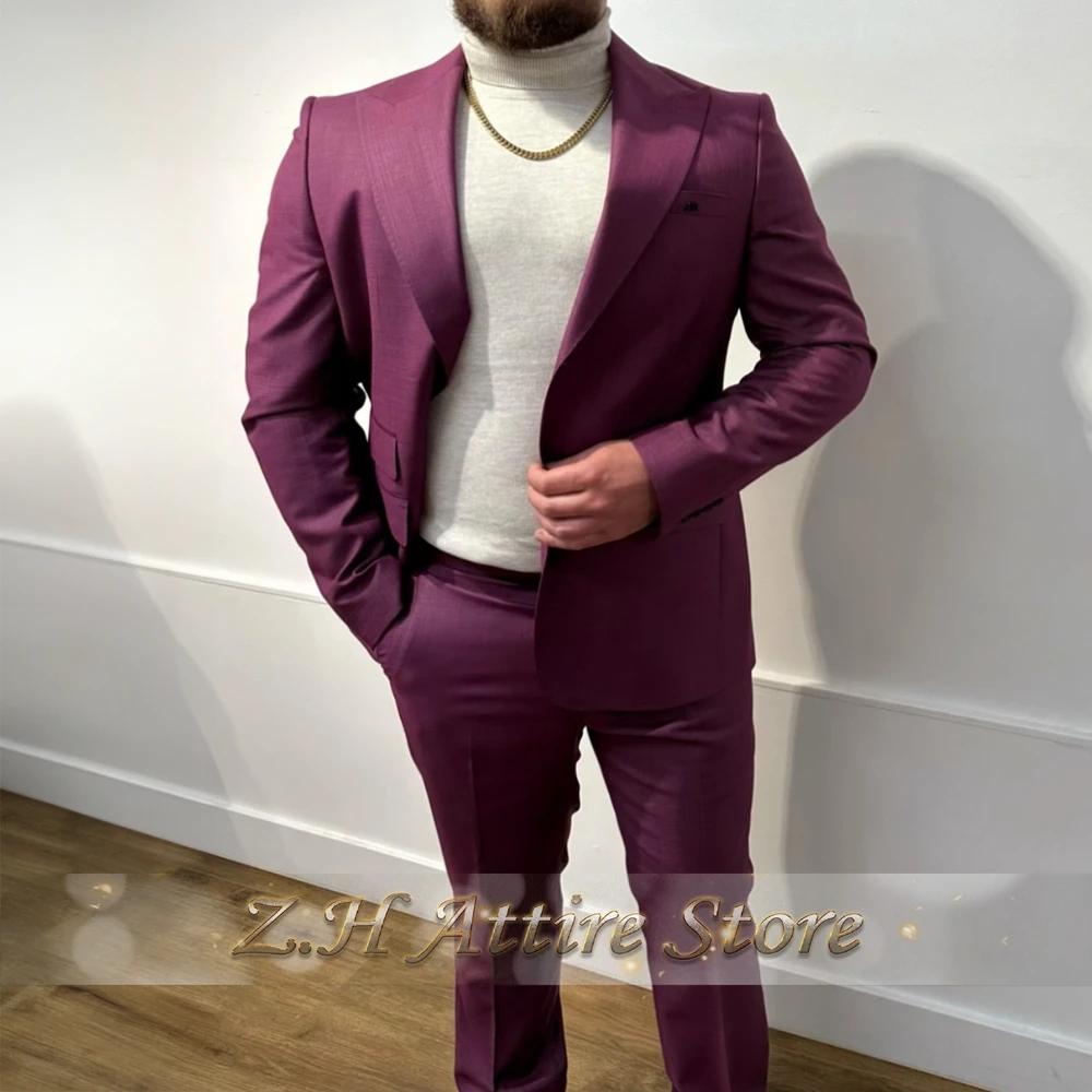 Ensemble de costume décontracté deux pièces pour homme