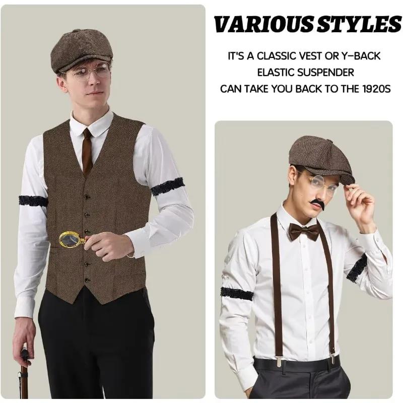 Ensemble de costumes et accessoires pour hommes des années 1920