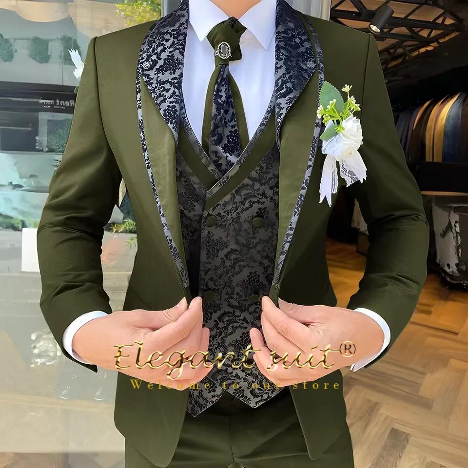 Ensemble de costume 3 pièces pour hommes