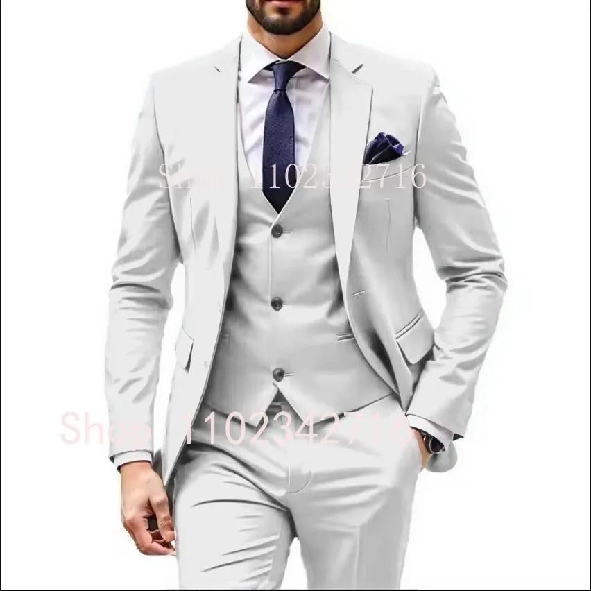 Costumes 3 pièces bleu clair pour hommes