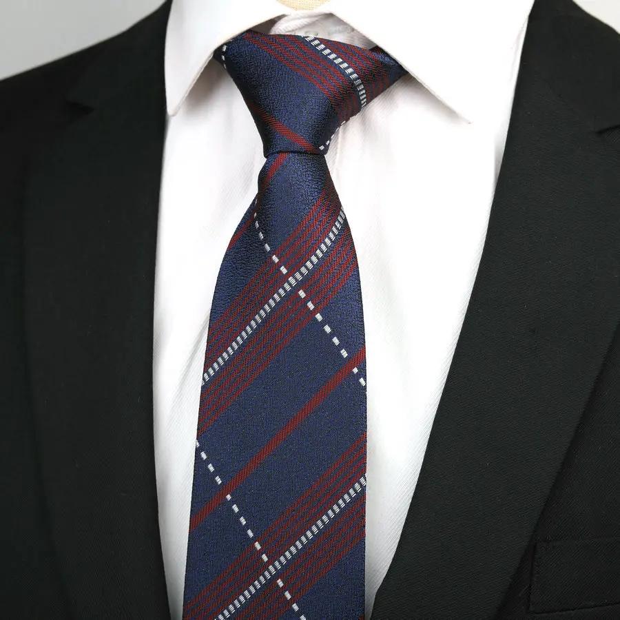 Cravate homme formel affaires à la mode marié mariage costume professionnel chemise cajou rouge noir bleu