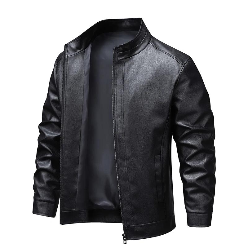 Nouvelle veste en cuir pour homme 2026