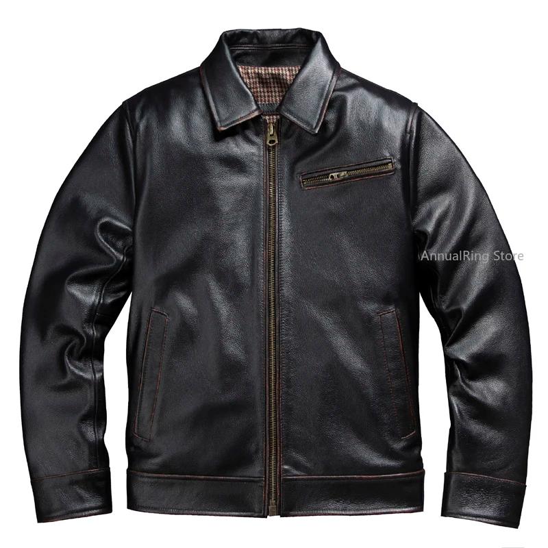Veste en cuir d'outillage des années 1930 pour hommes