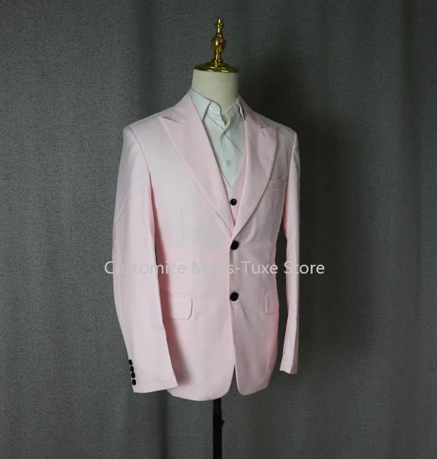 Costume de Luxe Rose pour Homme