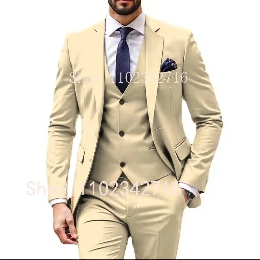 Costumes 3 pièces bleu clair pour hommes