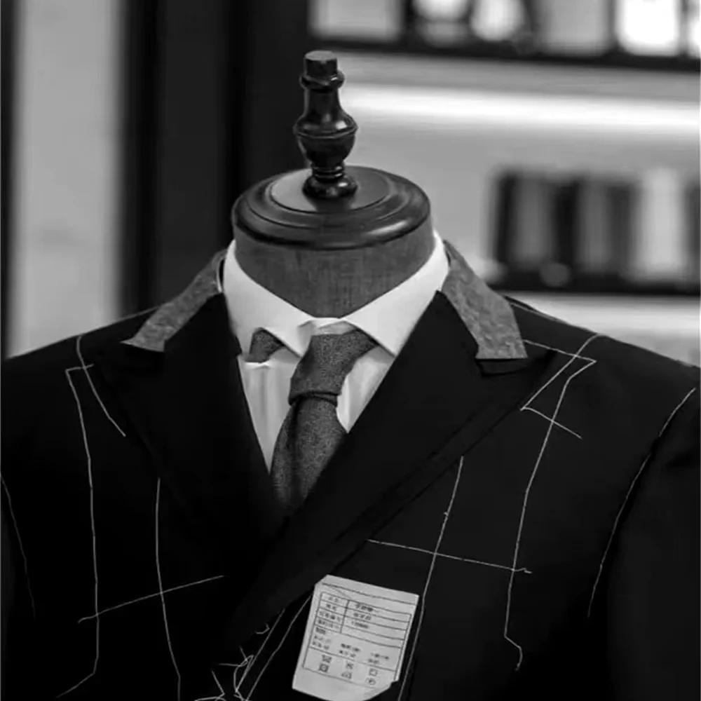 Costume de smoking formel 3 pièces en jacquard champagne pour homme avec blazer à revers châle