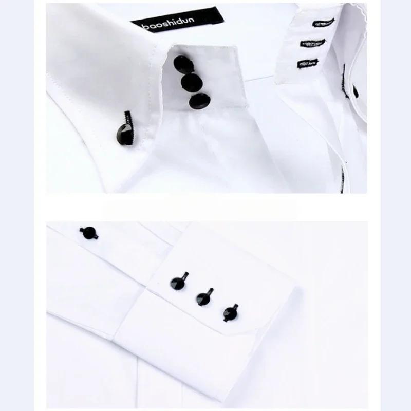 Chemise blanche classique pour hommes pour les occasions formelles ou décontractées