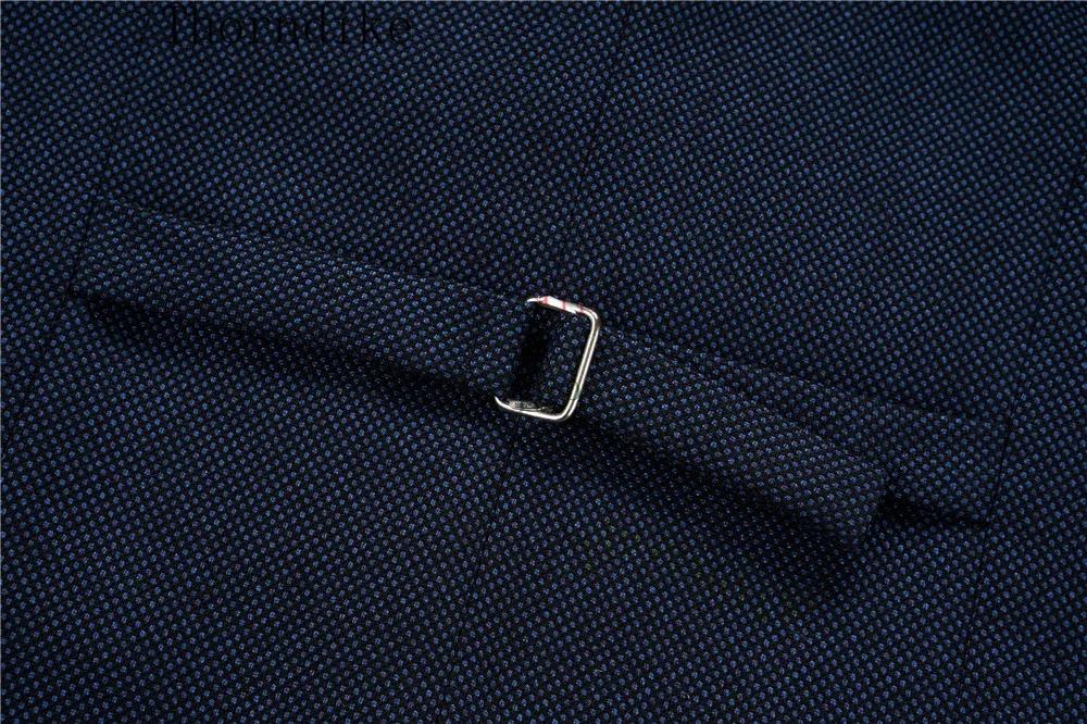 Soit dike-Blazer et pantalon de mariage bleu marine pour hommes