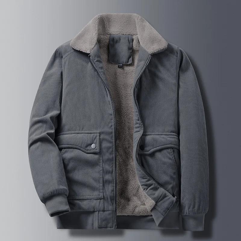 Veste en velours côtelé pour homme