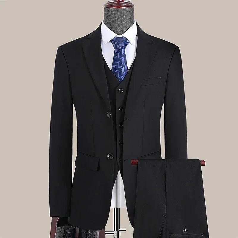 Costume uni élégant et formel pour homme