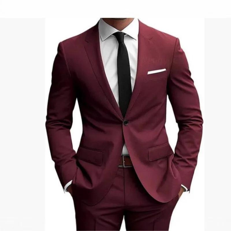Ensemble de costume slim bleu ciel pour homme