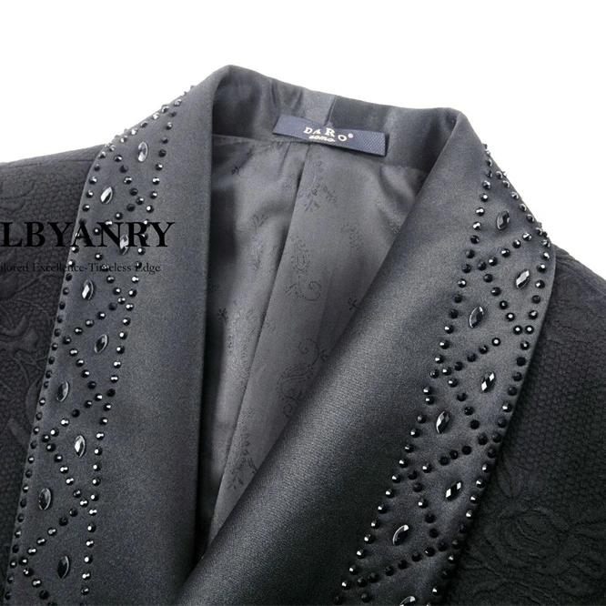 Costume formel pour homme ULBYANRY orné de cristaux