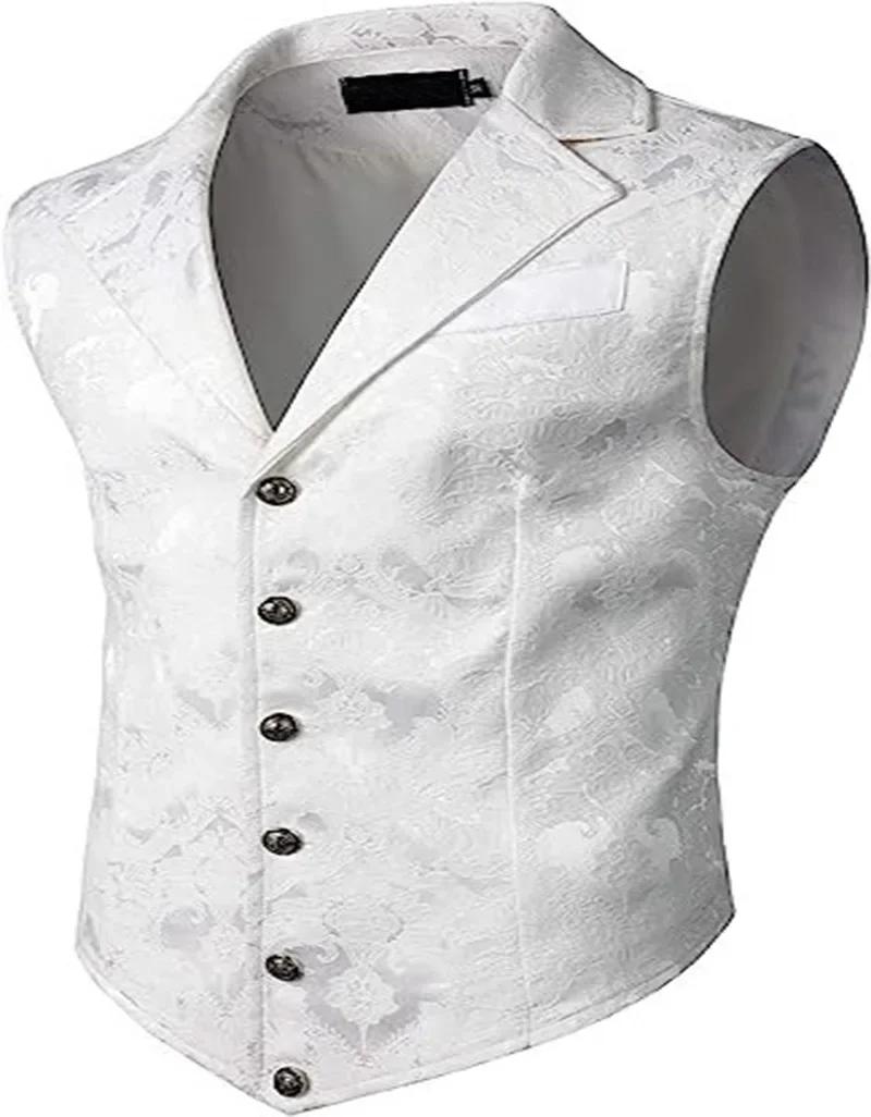 Gilet de costume d'affaires Vintage britannique à la mode pour hommes