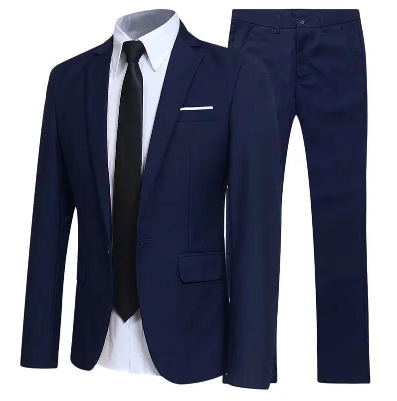 Ensemble de costume de marié de mariage décontracté pour hommes