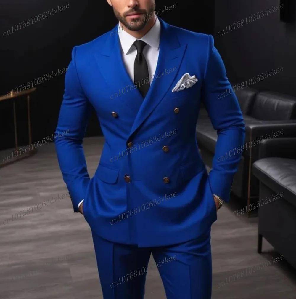 Costume vert foncé pour hommes d'affaires