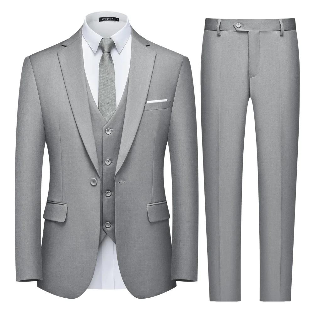 Ensemble de costume formel pour homme 3 pièces