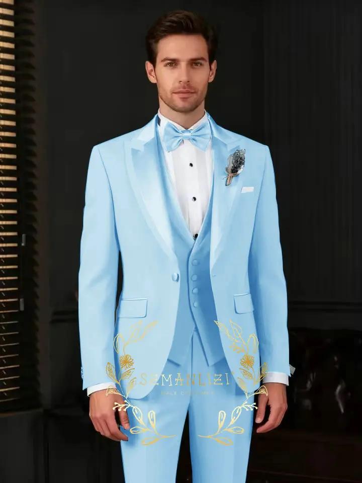 Costumes pour hommes gris clair