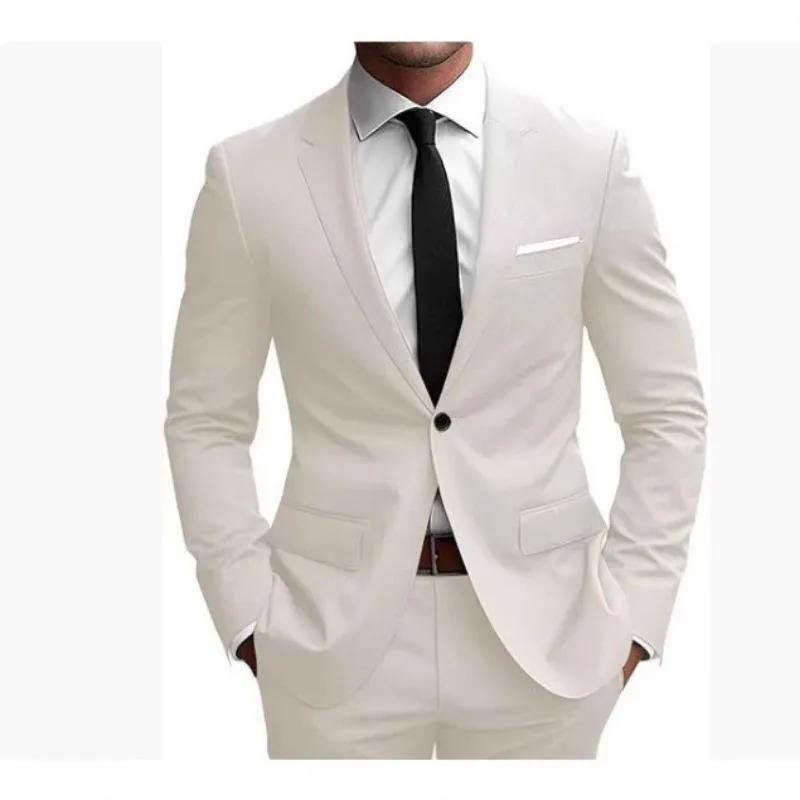 Ensemble de costume slim bleu ciel pour homme