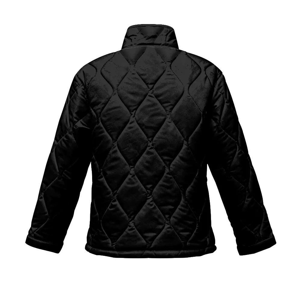 Veste matelassée Black Diamond avec col montant et fermeture éclair sur le devant pour l'hiver
