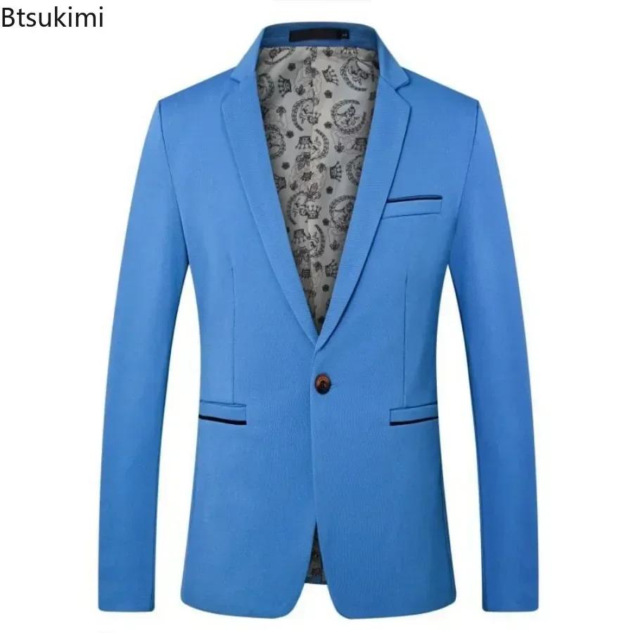 Nouveaux hommes vestes de costume Style coréen mariage mode
