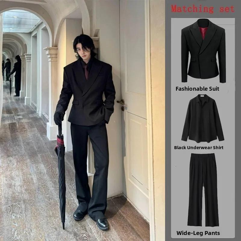 Nouvelle veste de costume ajustée pour homme 2026